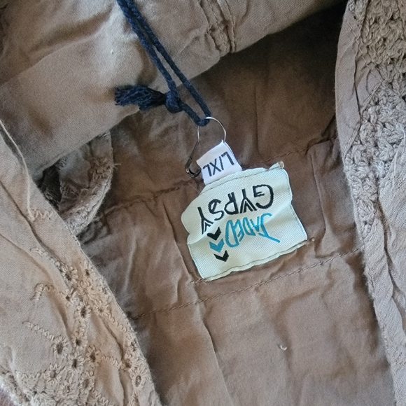 NWT S/M Jaded GypsyTravels Await Patchwork Overalls - Picture 2 of 5